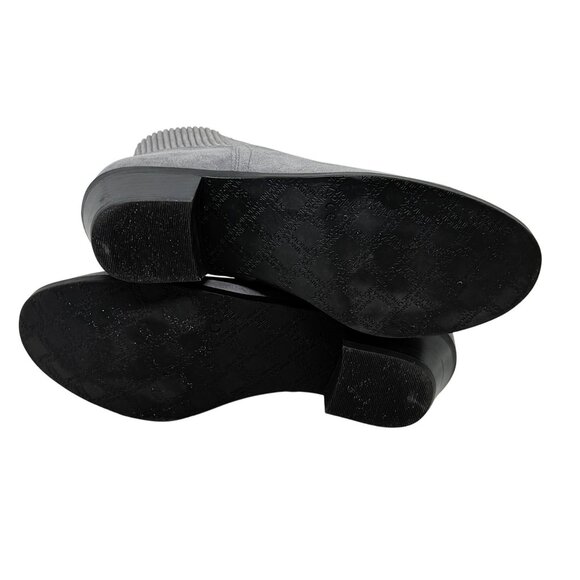 Vionic Womens Devon Ankle Boots Sz 8 Gray Suede Clean Girl Quiet Luxury Classic - Picture 8 of 10